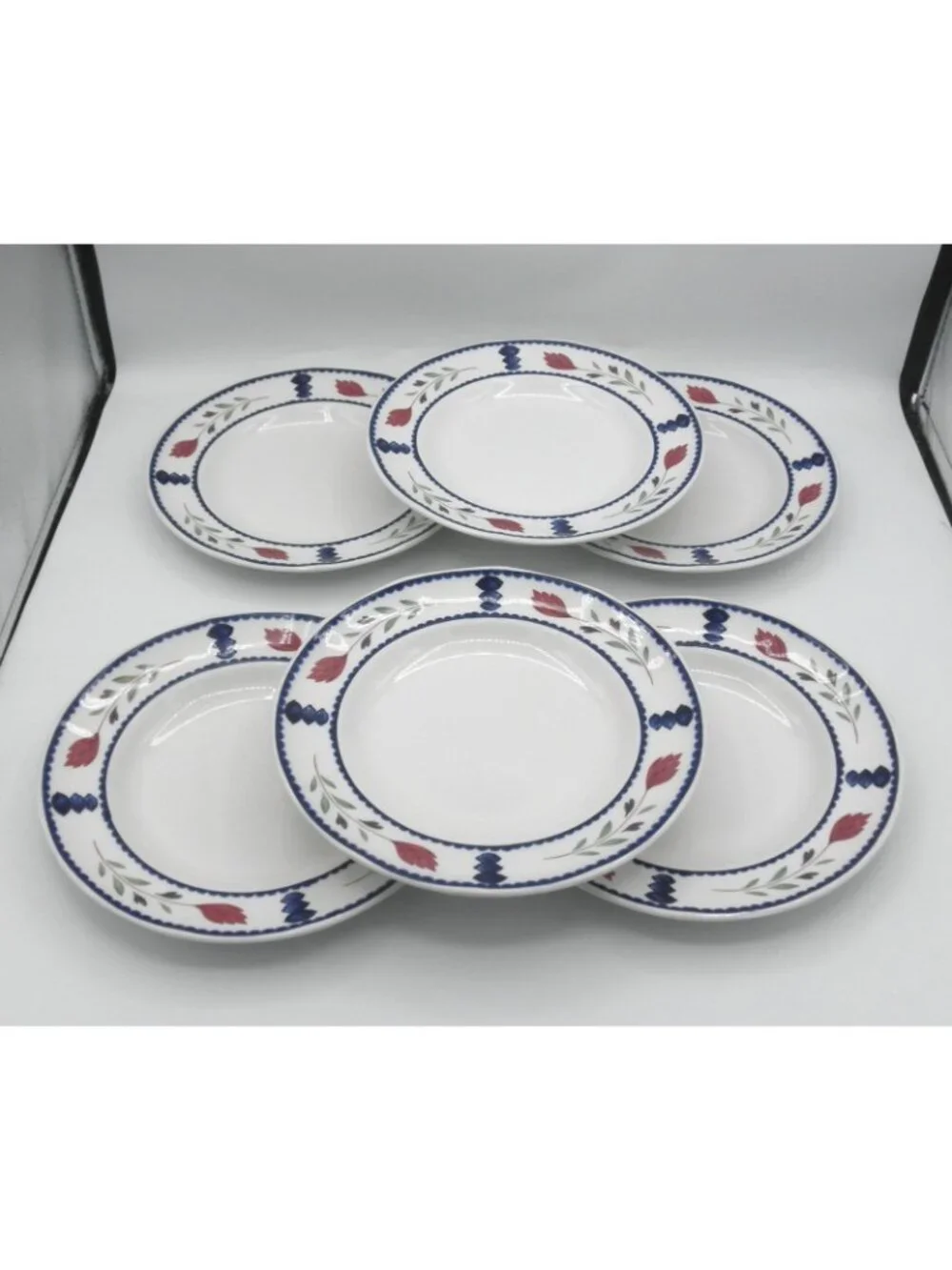Lancaster by Adams China 8 Inch Salad Plates Set of 6 Pattern Code: ADALAN